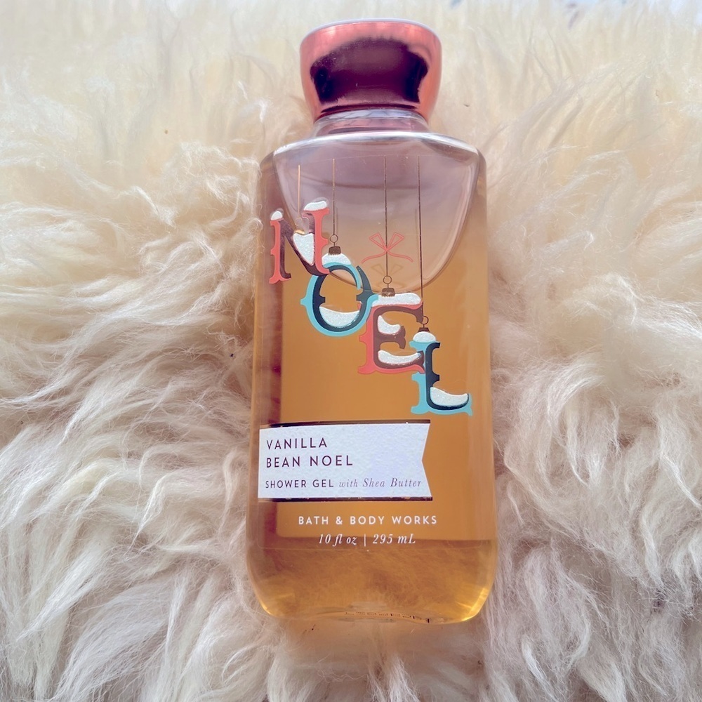 🎄 NWT Bath & Body Works Vanilla Bean Noel Shower Gel with Shea Butter